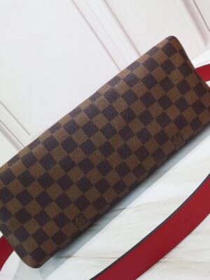 Louis Vuitton Replica Damier Ebene Canvas 3D LV Replica Beaubourg MM Bag N40176 Scarlet 2019