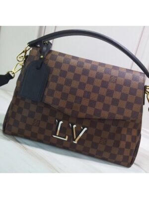 Louis Vuitton Replica Damier Ebene Canvas 3D LV Replica Beaubourg MM Bag N40177 Noir 2019