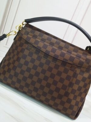 Louis Vuitton Replica Damier Ebene Canvas 3D LV Replica Beaubourg MM Bag N40177 Noir 2019