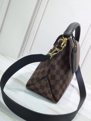 Louis Vuitton Replica Damier Ebene Canvas 3D LV Replica Beaubourg MM Bag N40177 Noir 2019