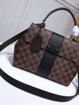 Louis Vuitton Replica Damier Ebene Canvas Bond Street Bag Black 2017