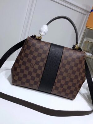 Louis Vuitton Replica Damier Ebene Canvas Bond Street Bag Black 2017