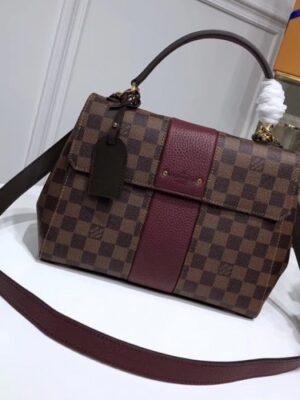 Louis Vuitton Replica Damier Ebene Canvas Bond Street Bag N64416 Bordeaux 2017