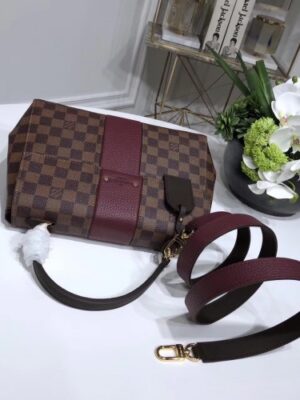 Louis Vuitton Replica Damier Ebene Canvas Bond Street Bag N64416 Bordeaux 2017