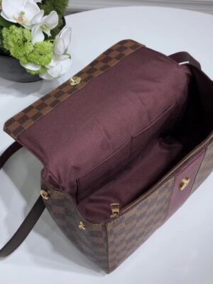 Louis Vuitton Replica Damier Ebene Canvas Bond Street Bag N64416 Bordeaux 2017