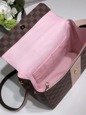 Louis Vuitton Replica Damier Ebene Canvas Bond Street Bag N64417 Magnolia 2017