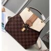 Louis Vuitton Replica Damier Ebene Canvas Clapton Backpack Bag N42259 Cream 2018