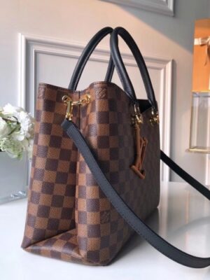 Louis Vuitton Replica Damier Ebene Canvas LV Replica Riverside Tote Bag N40050 Black 2019