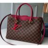 Louis Vuitton Replica Damier Ebene Canvas LV Replica Riverside Tote Bag N40052 Lie de Vin 2019