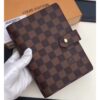 Louis Vuitton Replica Damier Ebene Canvas Medium Ring Agenda Cover R20240
