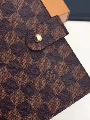 Louis Vuitton Replica Damier Ebene Canvas Notebook Cover M20004