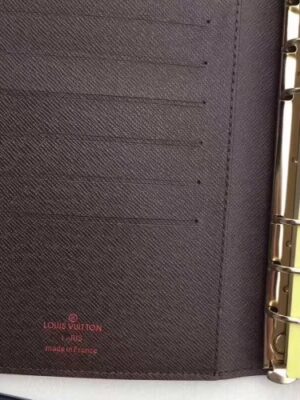 Louis Vuitton Replica Damier Ebene Canvas Notebook Cover M20004