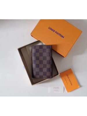 Louis Vuitton Replica Damier Ebene Canvas Passport Cover M60181