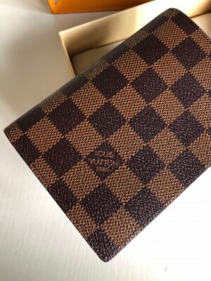 Louis Vuitton Replica Damier Ebene Canvas Passport Cover N64412