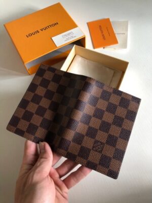 Louis Vuitton Replica Damier Ebene Canvas Passport Cover N64412