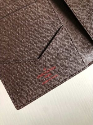 Louis Vuitton Replica Damier Ebene Canvas Passport Cover N64412