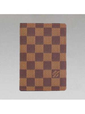 Louis Vuitton Replica Damier Ebene Canvas Passport Cover(WALLET)