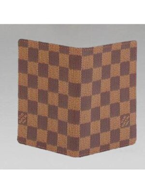 Louis Vuitton Replica Damier Ebene Canvas Passport Cover(WALLET)