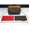 Louis Vuitton Replica Damier Ebene Canvas Pochette Felicie Chain Wallet M63032 Bag