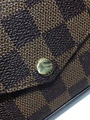 Louis Vuitton Replica Damier Ebene Canvas Pochette Felicie Chain Wallet M63032 Bag