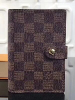 Louis Vuitton Replica Damier Ebene Canvas Small Ring Agenda Cover R20700