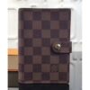 Louis Vuitton Replica Damier Ebene Canvas Small Ring Agenda Cover R20700