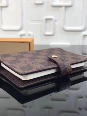 Louis Vuitton Replica Damier Ebene Canvas Small Ring Agenda Cover R20700