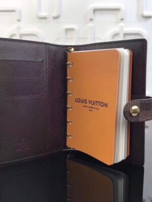 Louis Vuitton Replica Damier Ebene Canvas Small Ring Agenda Cover R20700