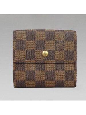 Louis Vuitton Replica Damier Ebene Canvas Snapped Billfold & Coin Purse