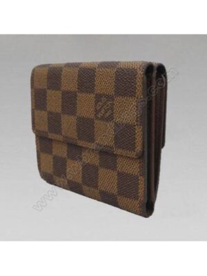 Louis Vuitton Replica Damier Ebene Canvas Snapped Billfold & Coin Purse