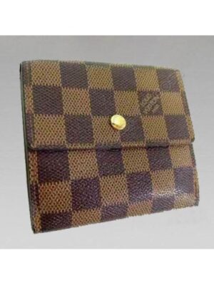 Louis Vuitton Replica Damier Ebene Canvas Snapped Billfold & Coin Purse