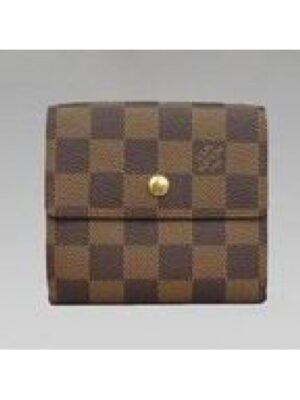 Louis Vuitton Replica Damier Ebene Canvas Snapped Billfold & Coin Purse