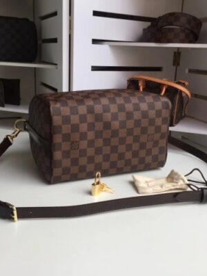 Louis Vuitton Replica Damier Ebene Canvas Speedy Bandoulière 25 N41368