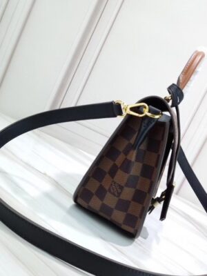 Louis Vuitton Replica Damier Ebene Canvas Trendy Crossbody Bag N40146 Noir 2019