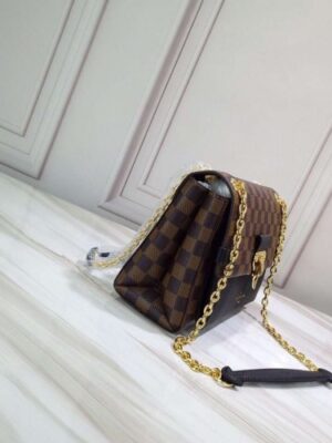 Louis Vuitton Replica Damier Ebene Canvas Vavin PM Chain Bag N40108 Noir 2019