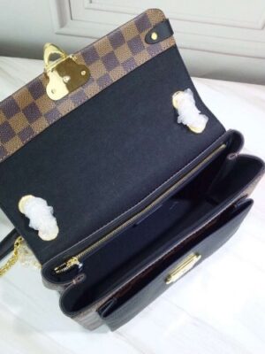 Louis Vuitton Replica Damier Ebene Canvas Vavin PM Chain Bag N40108 Noir 2019