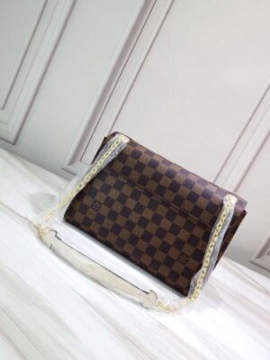 Louis Vuitton Replica Damier Ebene Canvas Vavin PM Chain Bag N40109 Bordeaux 2019