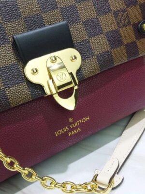 Louis Vuitton Replica Damier Ebene Canvas Vavin PM Chain Bag N40109 Bordeaux 2019