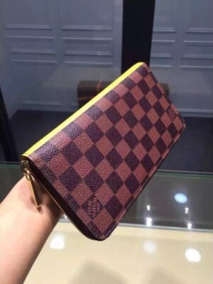 Louis Vuitton Replica Damier Ebene Canvas Zippy Wallet Evasion M61360