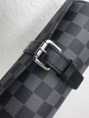 Louis Vuitton Replica Damier Graphite Canvas 3 WATCH CASE N41137