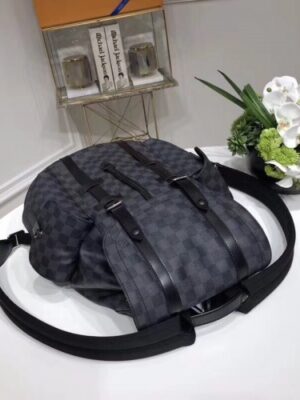 Louis Vuitton Replica Damier Graphite Canvas Christopher PM Backpack Bag N41379