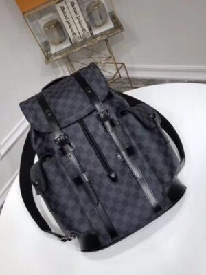 Louis Vuitton Replica Damier Graphite Canvas Christopher PM Backpack Bag N41379