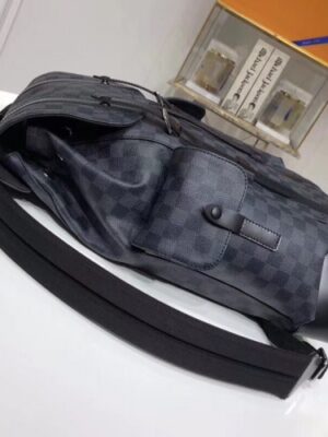 Louis Vuitton Replica Damier Graphite Canvas Christopher PM Backpack Bag N41379