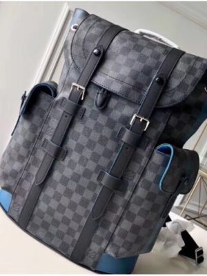 Louis Vuitton Replica Damier Graphite Canvas Christopher PM Backpack Bag N42422