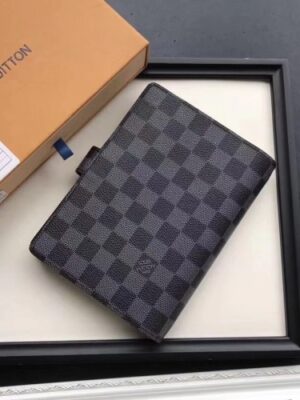 Louis Vuitton Replica Damier Graphite Canvas Medium Ring Agenda Cover R20202