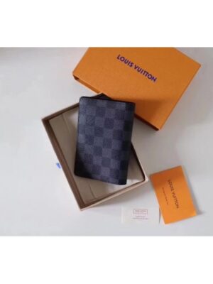 Louis Vuitton Replica Damier Graphite Canvas Passport Cover M60181