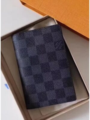 Louis Vuitton Replica Damier Graphite Canvas Passport Cover M60181