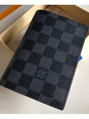 Louis Vuitton Replica Damier Graphite Canvas Passport Cover N64411