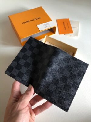 Louis Vuitton Replica Damier Graphite Canvas Passport Cover N64411