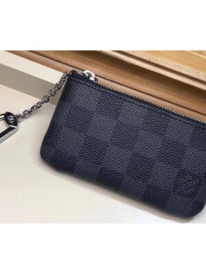 Louis Vuitton Replica Damier Graphite Canvas Pochette Cle Key Pouch N60155